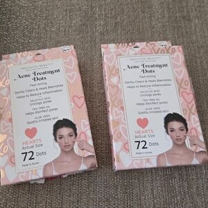 Precision Beauty Heart Pattern Acne Treatment Dots, Set Of 2